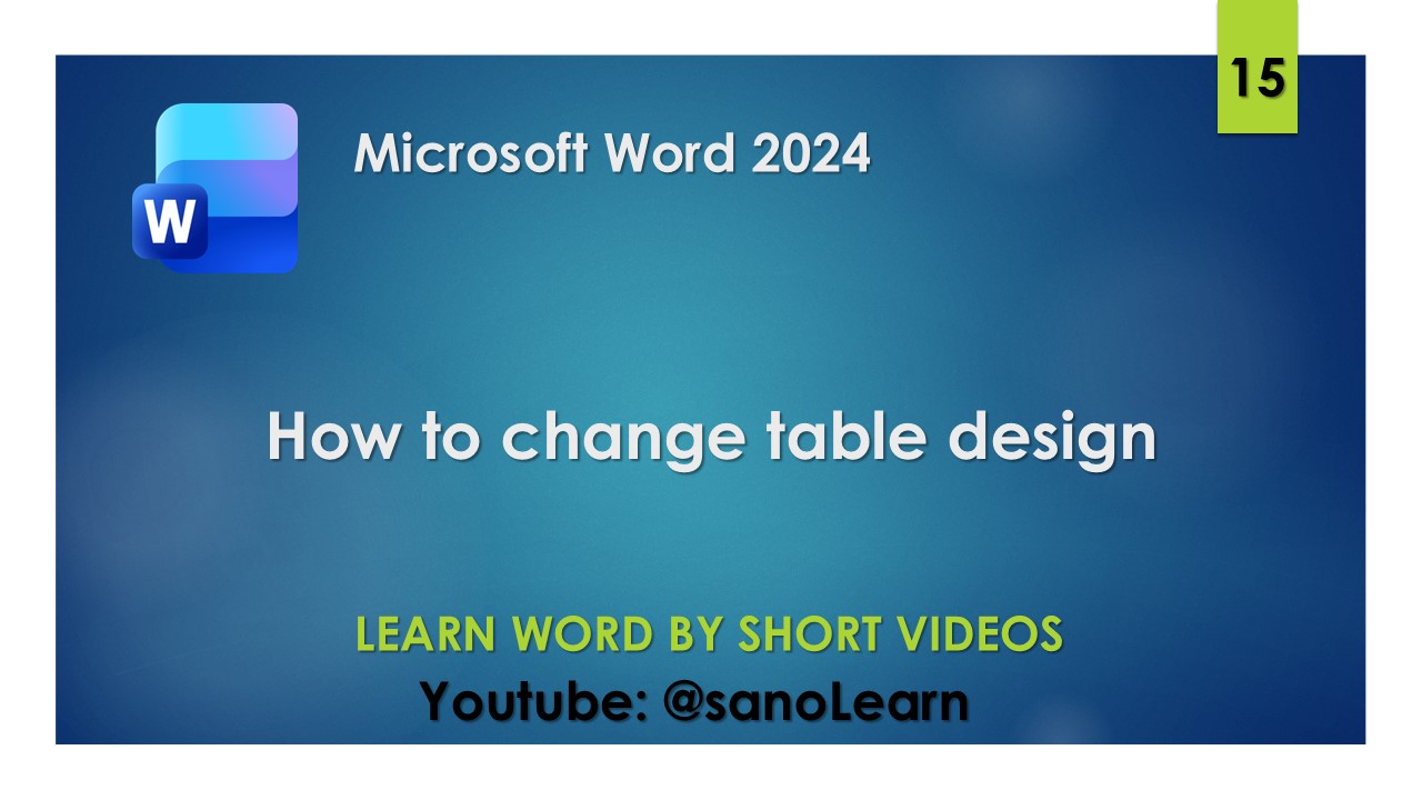 15-how to change table design in word 2024