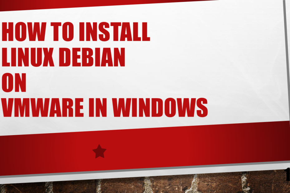 How to install Linux Debian on vmware in windows 11