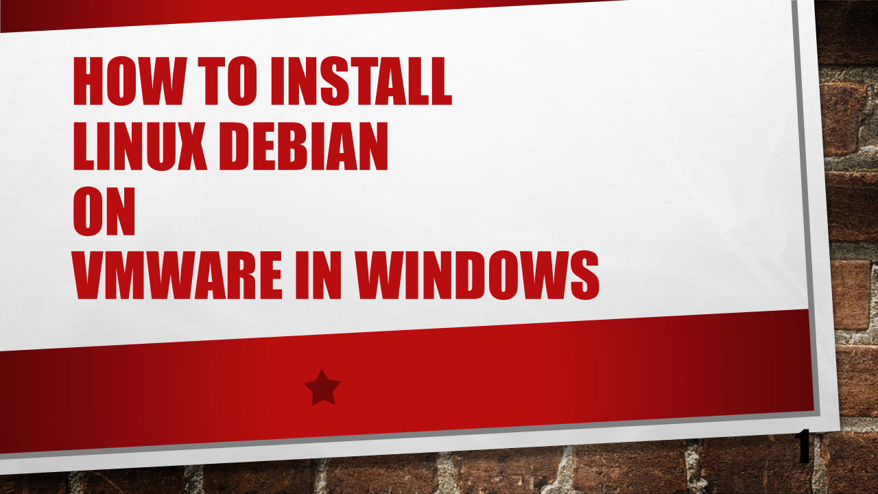 How to install Linux Debian on vmware in windows 11