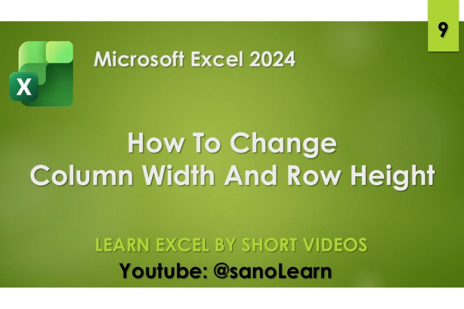 9-How To Change Column Width And Row Height In Excel 2024